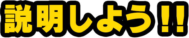 説明しよう！！